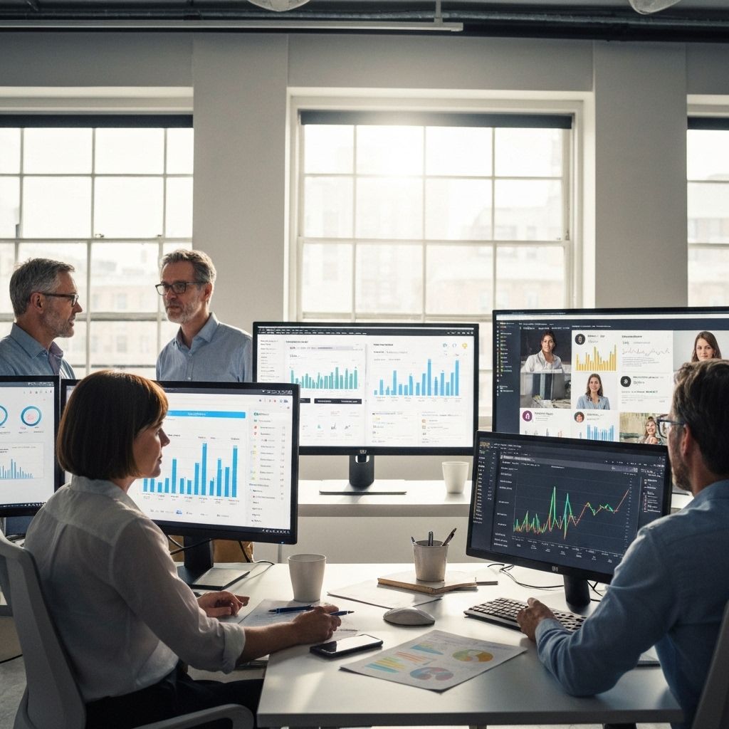 Modern digital marketing workspace - Robyn Lea Lloyd's premium studio